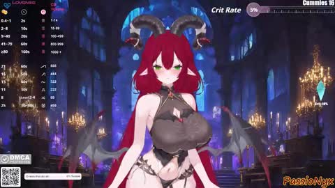 Succubus Nyx online show from 2, 3, 2026