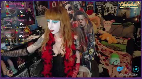 Snapshot of playgh0ul chatting on 19, 10, 2025 playgh0ul Ghoulie online show from 19, 10, 2025