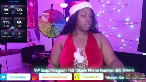 Queen Cherise Roze online show from 25, 12, 2024