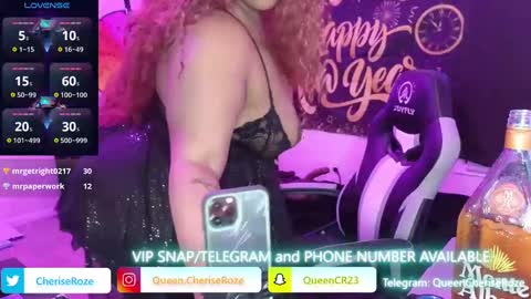 Queen Cherise Roze online show from 1, 1, 2025