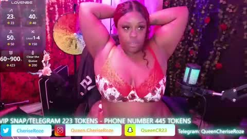Queen Cherise Roze online show from 17, 9, 2025