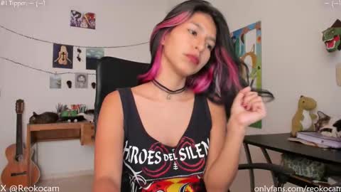 Snapshot of reoko_ chatting on 3, 3, 2026 Reoko online show from 3, 3, 2026