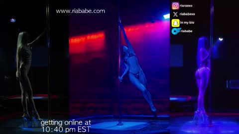 Snapshot of riababe chatting on 7, 3, 2025 ria online show from 7, 3, 2025