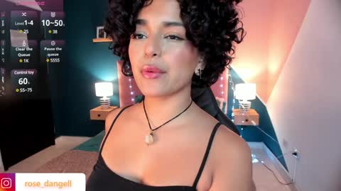 Snapshot of rose_dangel1 chatting on 20, 1, 2025 Rose online show from 20, 1, 2025