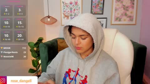 Snapshot of rose_dangel1 chatting on 25, 1, 2025 Rose online show from 25, 1, 2025