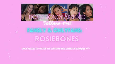 Rosie Bones online show from 14, 12, 2024