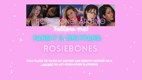 Rosie Bones online show from 12, 3, 2025