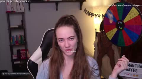 Snapshot of samanthahayesxoxo chatting on 14, 1, 2025 The Real Samantha Hayes haha online show from 14, 1, 2025
