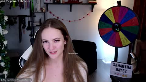 Snapshot of samanthahayesxoxo chatting on 20, 2, 2025 The Real Samantha Hayes haha online show from 20, 2, 2025