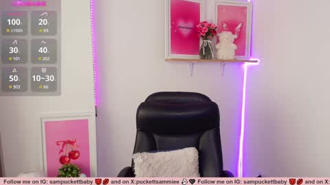 Snapshot of sampuckettbaby chatting on 18, 1, 2025 sampuckettbaby online show from 18, 1, 2025