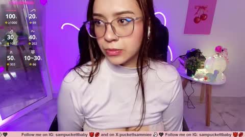 Snapshot of sampuckettbaby chatting on 14, 10, 2025 sampuckettbaby online show from 14, 10, 2025