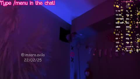 SaraAvila  online show from 23, 2, 2025