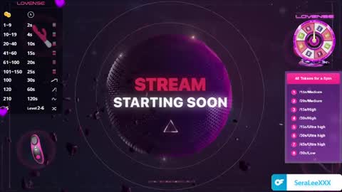 SeraLeeXXX online show from 21, 4, 2026