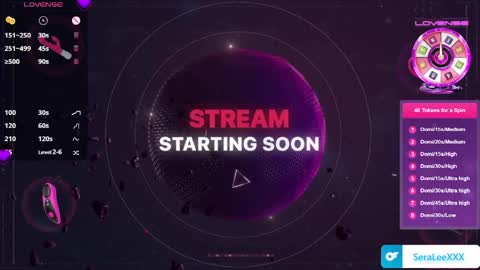 SeraLeeXXX online show from 22, 4, 2026