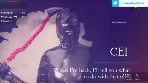 Snapshot of sharoon_gold chatting on 31, 5, 2026 Your mistress Sharon online show from 31, 5, 2026