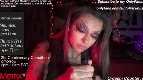 Mistrx Sin online show from 18, 1, 2025