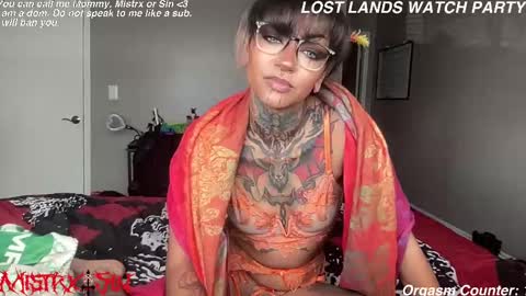 Mistrx Sin online show from 20, 9, 2025