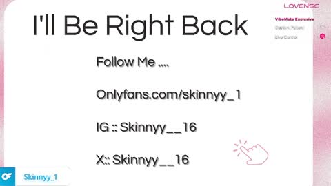 Skinnyy   online show from 27, 4, 2026