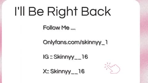 Skinnyy   online show from 25, 5, 2026