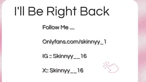 Skinnyy   online show from 29, 5, 2026