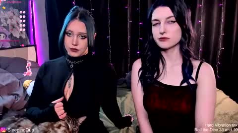 Snapshot of sleepingduo chatting on 18, 12, 2025 Hi We are Iva and Angela Nice to meet u 3 online show from 18, 12, 2025