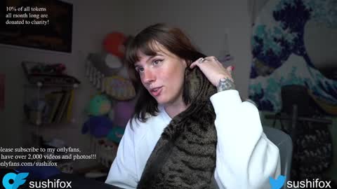 Snapshot of sushifox chatting on 9, 12, 2024 online show from 9, 12, 2024