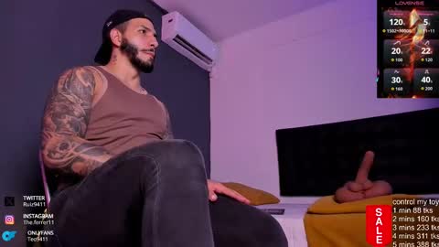 Teo Ferrer online show from 11, 9, 2025