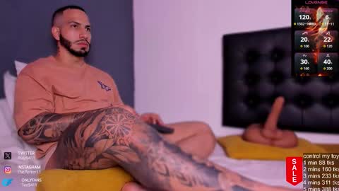 Teo Ferrer online show from 13, 9, 2025