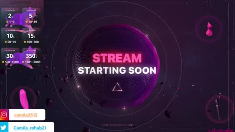 Camila online show from 1, 2, 2025