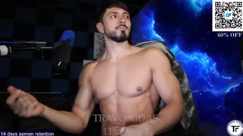 Snapshot of travonidas chatting on 23, 11, 2025 Greek God online show from 23, 11, 2025