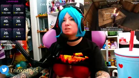 Snapshot of trinitykatze chatting on 20, 3, 2026 Trin Kat pet online show from 20, 3, 2026
