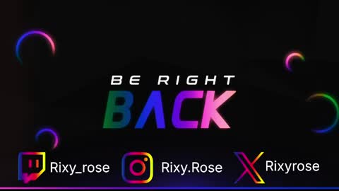 RixyRose online show from 25, 4, 2026
