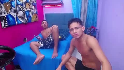Snapshot of twink_fucks chatting on 18, 5, 2026 sweet junior and daniel we like suck deep and fuck hard we like shows fetish and 69 double penetration online show from 18, 5, 2026