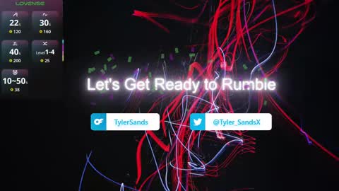 Snapshot of tylersands chatting on 26, 10, 2025 Tyler Sands online show from 26, 10, 2025