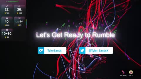 Snapshot of tylersands chatting on 30, 10, 2025 Tyler Sands online show from 30, 10, 2025