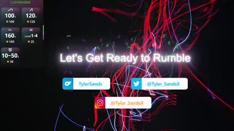 Snapshot of tylersands chatting on 15, 1, 2026 Tyler Sands online show from 15, 1, 2026