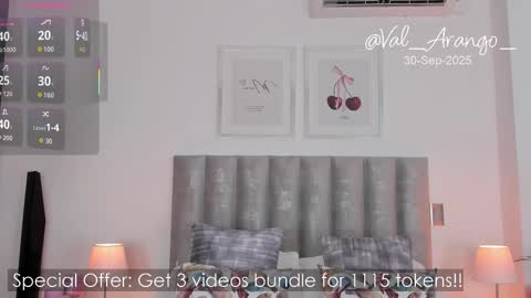 Snapshot of valentina_arango chatting on 30, 9, 2025 Val arango online show from 30, 9, 2025