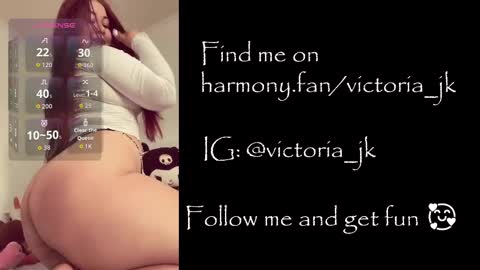 Snapshot of victoriajk chatting on 10, 9, 2025 Victoria online show from 10, 9, 2025