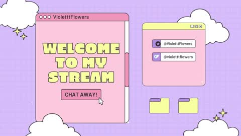 Violet Flowers online show from 21, 2, 2026