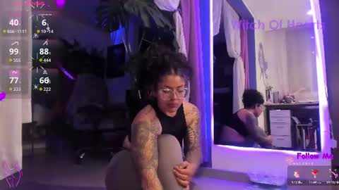Snapshot of witchofhearts chatting on 14, 6, 2026 Luna Violeta A r t i s t online show from 14, 6, 2026