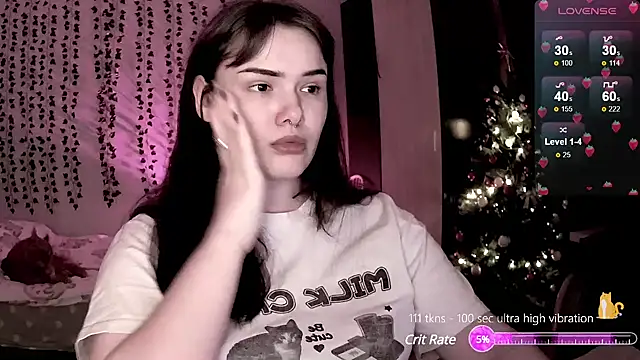 strawberry elfcat online show from 19, 12, 2024