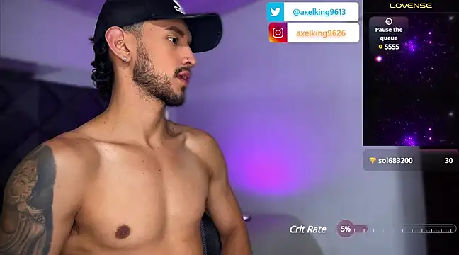 AxelKing1326 online show from 31, 1, 2025