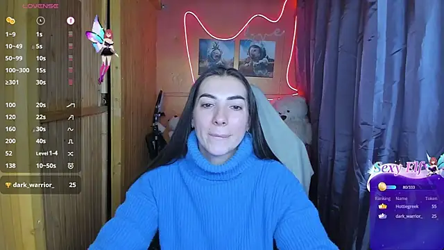 Fiery Brunette  online show from 21, 2, 2025