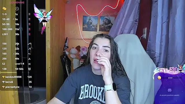 Fiery Brunette  online show from 21, 2, 2025