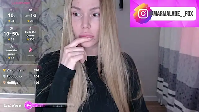 Marmalade Fox online show from 19, 4, 2026