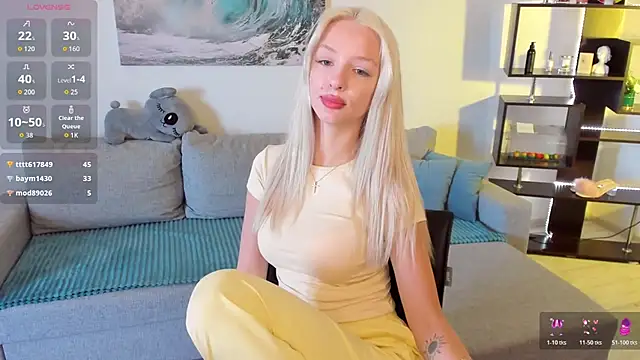 AleksaBlonde online show from 10, 6, 2026