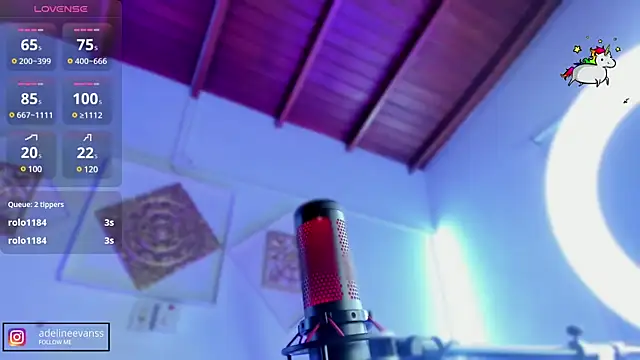 AdelineEvanss online show from 19, 12, 2024