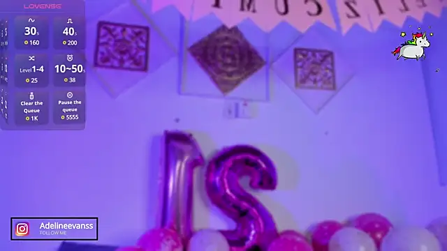 AdelineEvanss online show from 15, 1, 2025