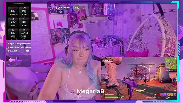 MegariaB online show from 22, 2, 2025