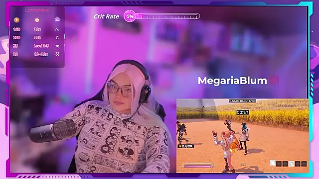 MegariaB online show from 19, 2, 2026